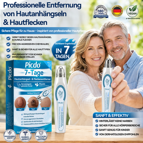 Offizieller Markenstore |✅𝑷𝑖𝒄𝐝𝐨® 7-𝑻𝒂𝒈𝒆 𝑯𝒂𝒖𝒕𝒂𝒏𝒉ä𝒏𝒈𝒔𝒆𝒍- & 𝑭𝒍𝒆𝒄𝒌𝒆𝒏𝒆𝒏𝒕𝒇𝒆𝒓𝒏𝒆𝒓(Schmerzfreier Rollerball – Keine Narbenbildung)🚀